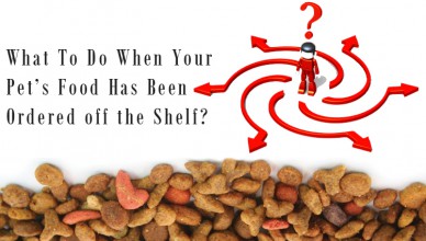 What to do When Your Pet's Food Has Been Ordered off the shelf?