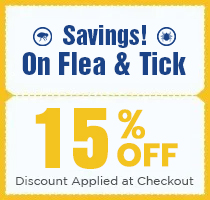15% Off Flea & Ticks